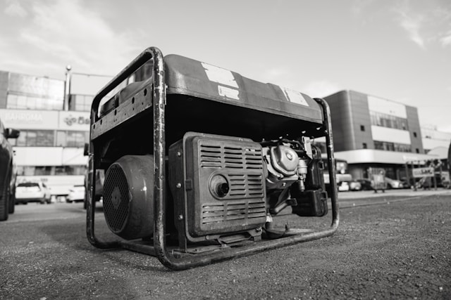 Ilustrasi genset kecil